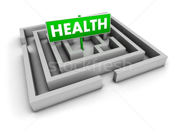 Health Labyrinth Concept Stock photo © NiroDesign