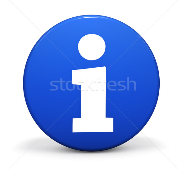 Info Blue Badge Stock photo © NiroDesign
