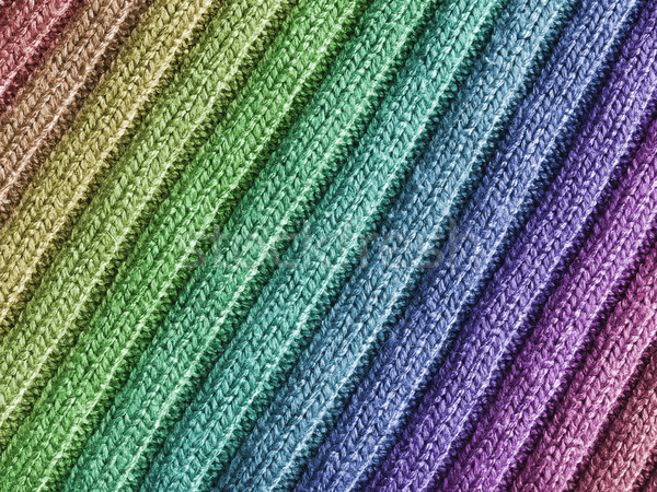 Rainbow Wool Fabric Stock photo © NiroDesign