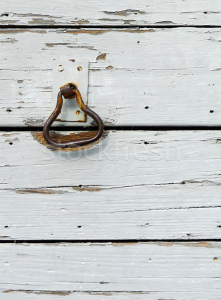 Old Rusted Door Knocker Stock photo © NiroDesign