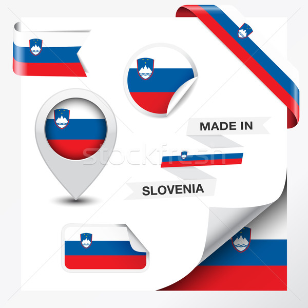 Made In Slovenia Collection Stock photo © NiroDesign