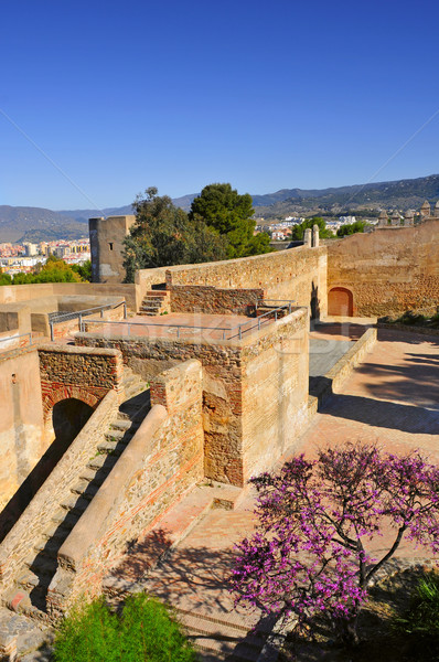 Stock photo: Gibralfaro Castle in Malaga, Spain
