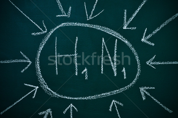 Stock photo: influenza A virus subtype H1N1