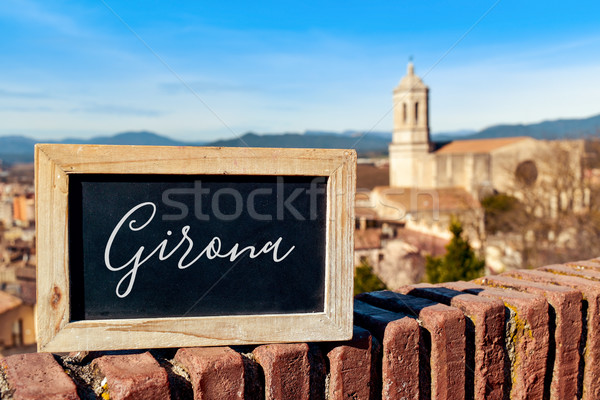 İspanya kara tahta kelime yazılı üzerinde Stok fotoğraf © nito
