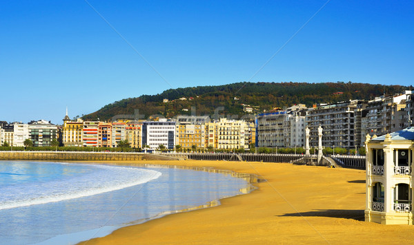 La Concha Beach in San Sebastian, Spain Stock photo © nito