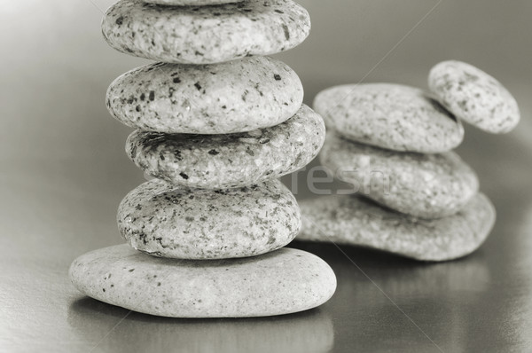 Ausgewogene Steine entspannen Stock foto © nito
