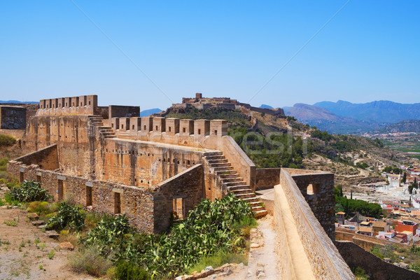 Citadelle Espagne vue anciens romaine haut Photo stock © nito