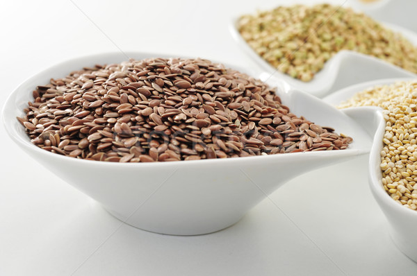 brown flax seeds Stock photo © nito