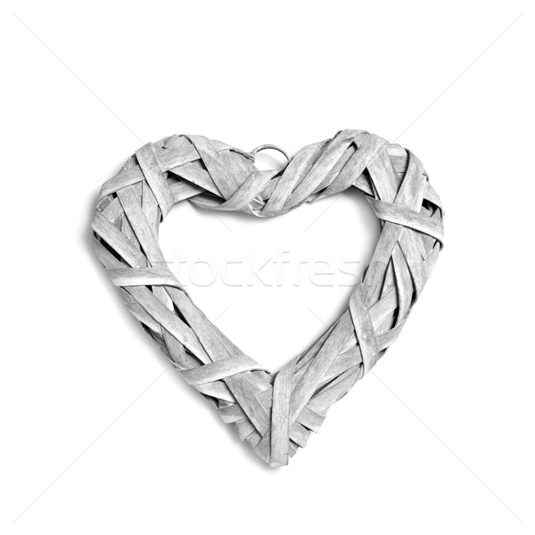 rustic heart-shaped ornament Stock photo © nito