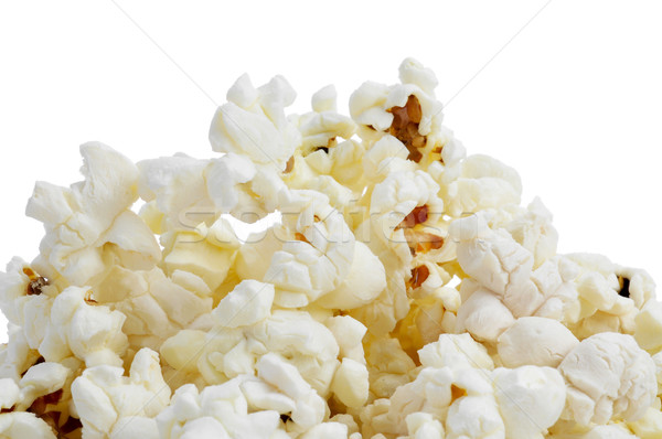 Patlamış mısır beyaz arka plan film sinema Stok fotoğraf © nito