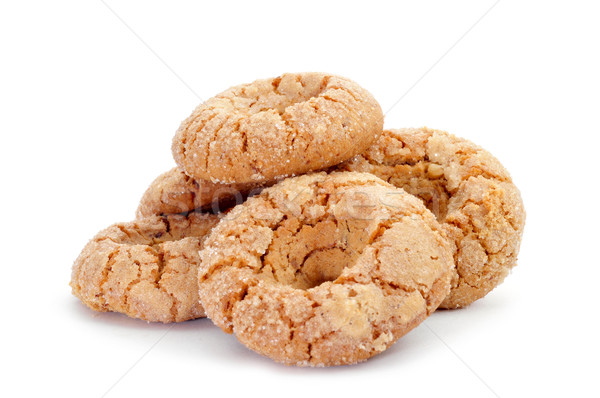 roscos de almendra, almond donuts typical of Andalusia, Spain Stock photo © nito