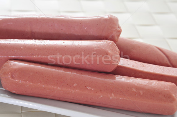 raw hot dogs Stock photo © nito