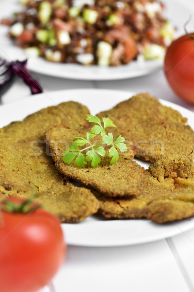 breaded fillets of seitan Stock photo © nito