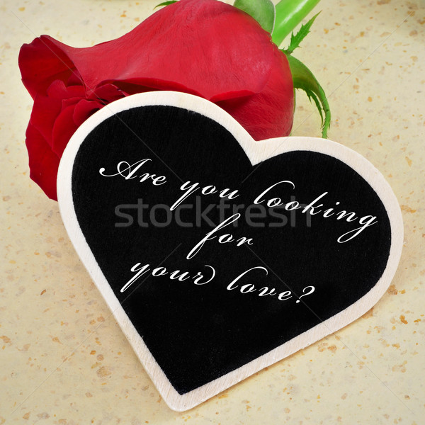 are you looking for your love? Stock photo © nito