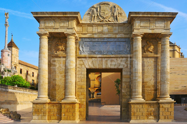 Puerta del Puente in Cordoba, Spain Stock photo © nito