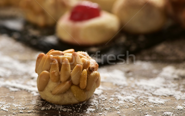 Stock photo: homemade panellets, typical of Catalonia, Spain