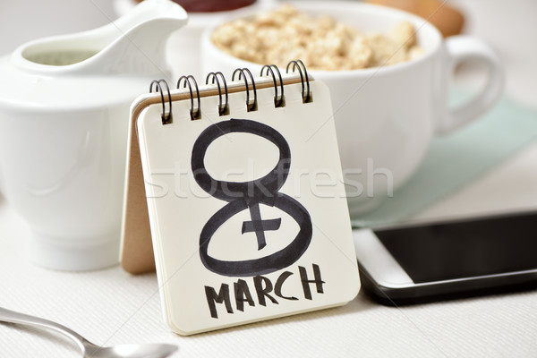 8 March, the womens day Stock photo © nito