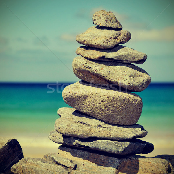 stack of stones on a beach Stock photo © nito