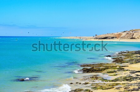 Sotavento Beach in Fuerteventura, Canary Islands, Spain Stock photo © nito