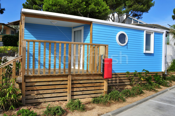 mobile home in a campsite Stock photo © nito