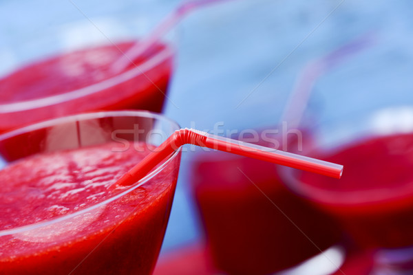 fresh red smoothies Stock photo © nito