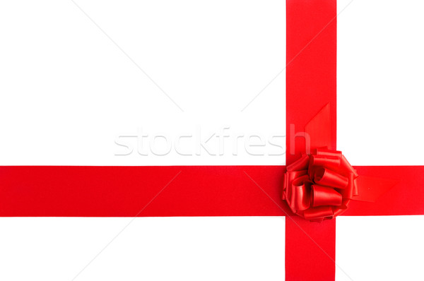 red satin ribbonb bow Stock photo © nito