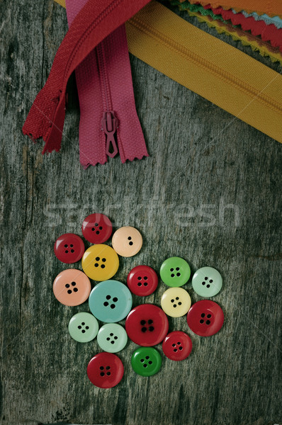 buttons heart Stock photo © nito