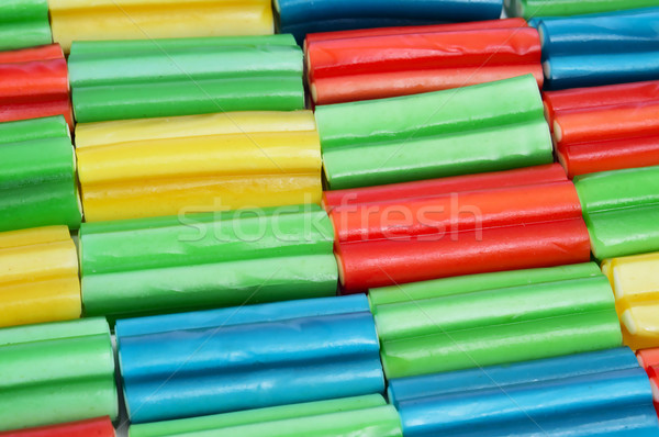 Stock fotó: Medvecukor · cukorkák · közelkép · köteg · különböző · színek