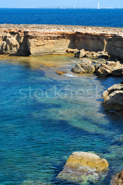 Punta de Sa Pedrera coast in Formentera, Balearic Islands, Spain Stock photo © nito