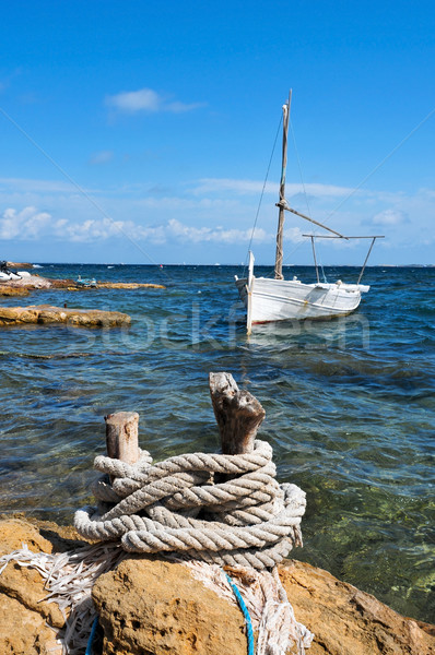 Stock photo: fishing boat in Formentera, Balearic Islands, Spain