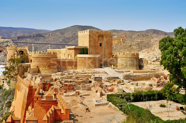 Alcazaba of Almeria, in Almeria, Spain Stock photo © nito