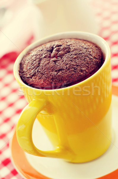 chocolate mug cake Stock photo © nito