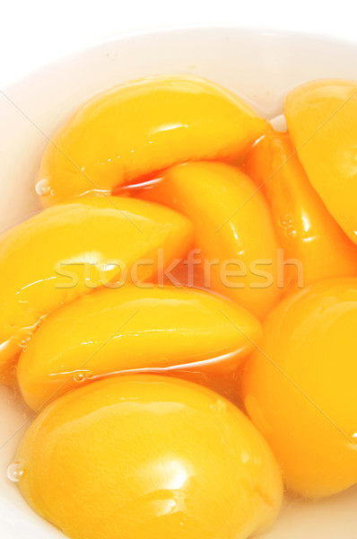 peaches in syrup Stock photo © nito