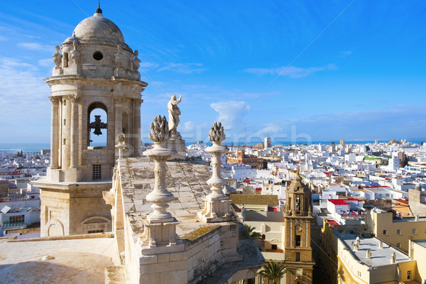 aerial view of Cadiz, Spain Stock photo © nito