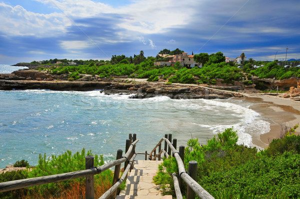 Cala Vidre in Ametlla de Mar, Spain Stock photo © nito