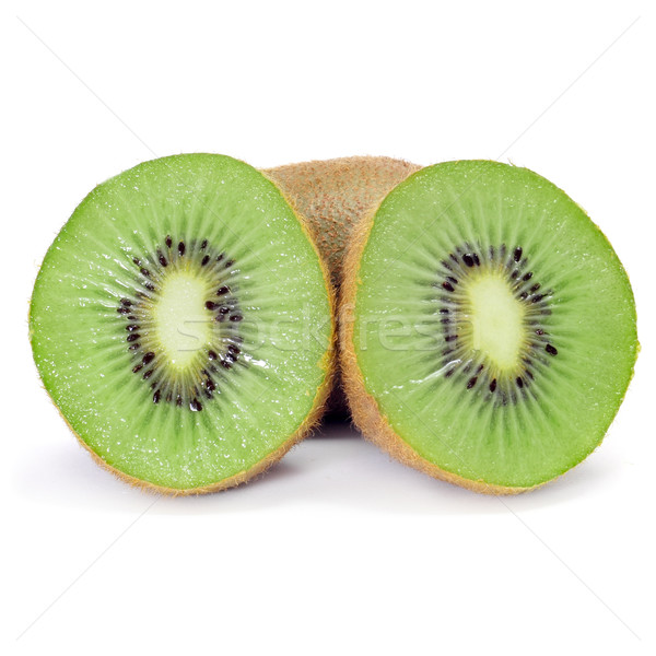 Kiwi fruto um cortar comida verde Foto stock © nito