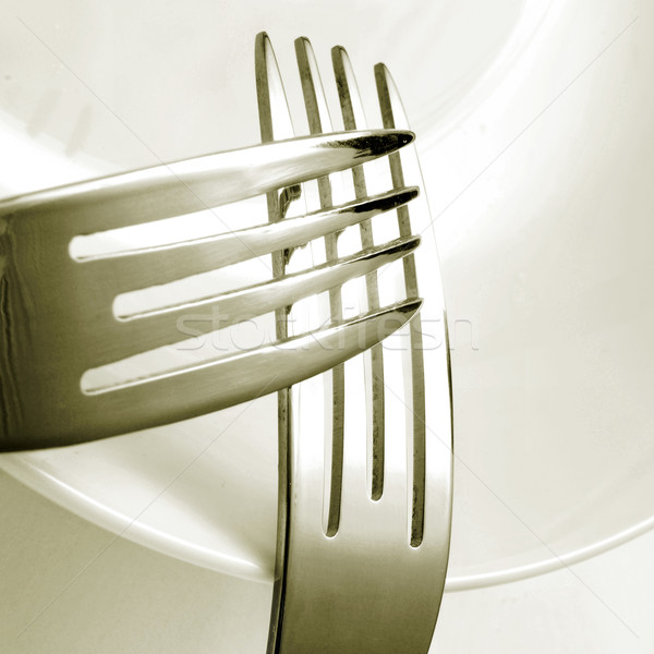 forks and plate Stock photo © nito