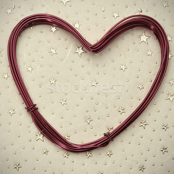 heart-shaped wire roll Stock photo © nito