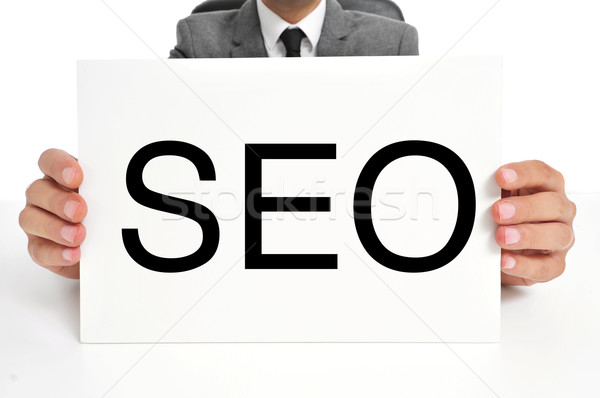 SEO, acronym for Search Engine Optimization Stock photo © nito