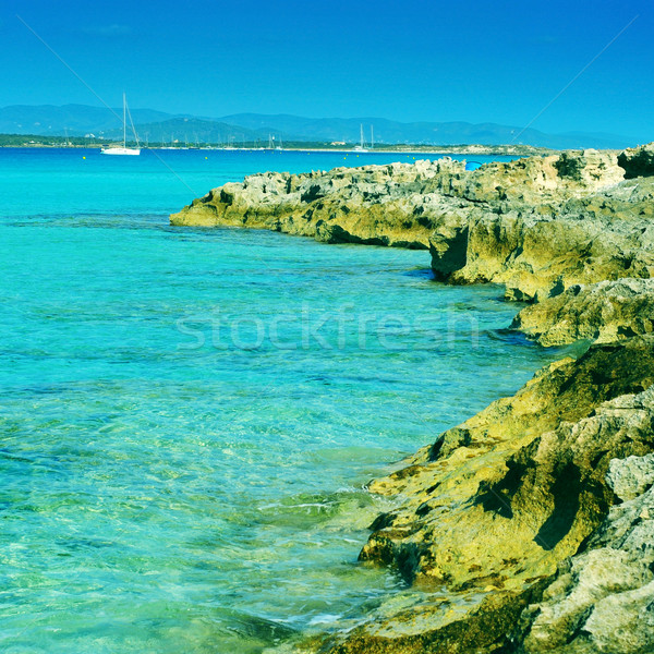 Ses Illetes in Formentera, Balearic Islands, Spain Stock photo © nito