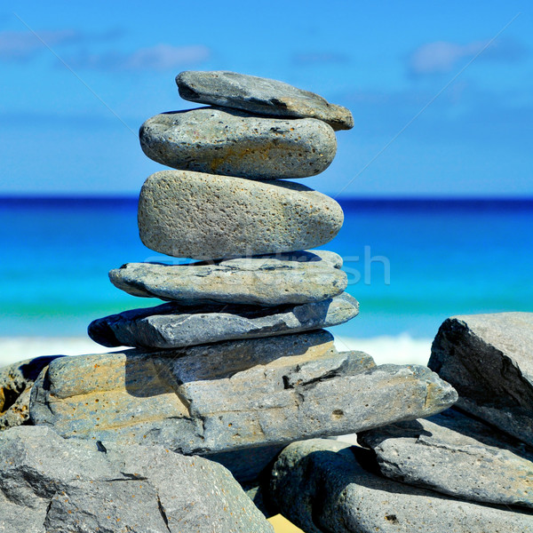 stack of stones on a beach Stock photo © nito