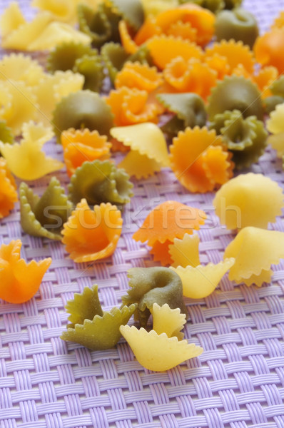 uncooked vegetables short pasta Stock photo © nito