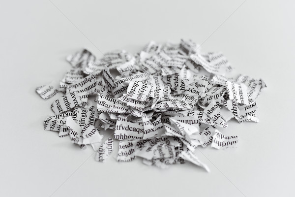 document broken into a thousand pieces Stock photo © nito