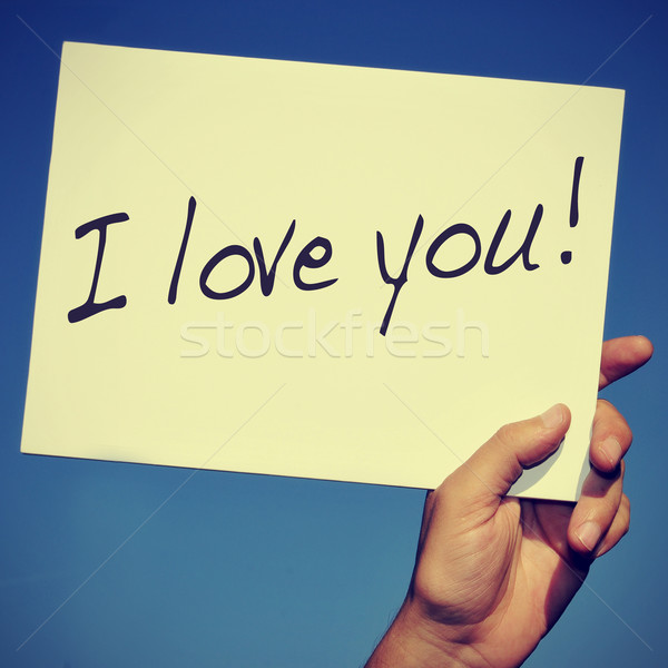 I love you Stock photo © nito