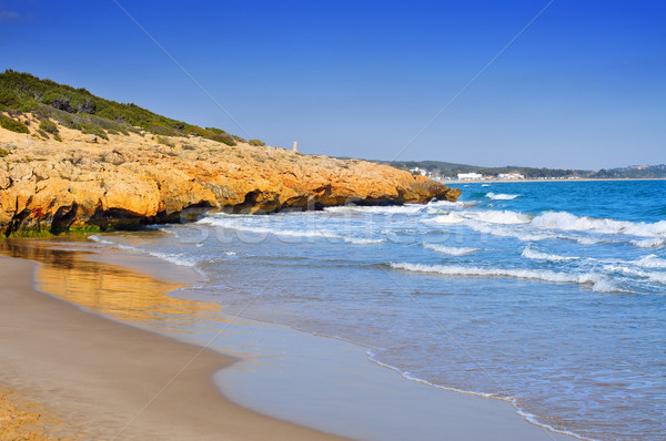 Cala Romana beach in Tarragona, Spain Stock photo © nito