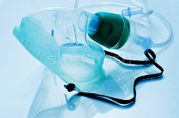 Medical masca de oxigen sănătate masca gaz Imagine de stoc © nito