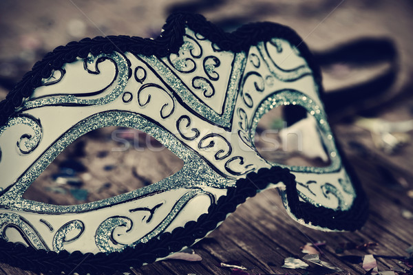elegant carnival mask, filtered Stock photo © nito