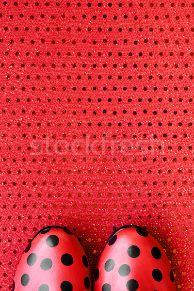 red shoes patterned with black dots Stock photo © nito