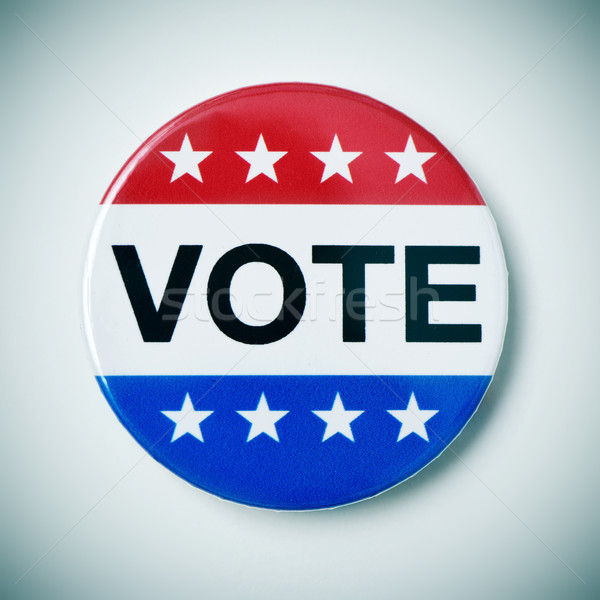 vote badge for the United States election Stock photo © nito