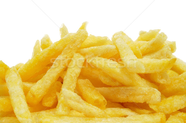 Stock fotó: Sültkrumpli · közelkép · köteg · étvágygerjesztő · fehér · étel